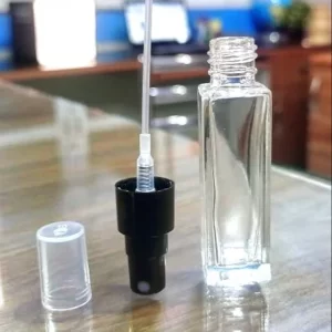8ML. Clear square perfume spray bottle - Image 5