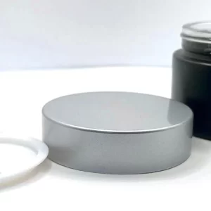 50g Black Matt Glass Jar - Image 3