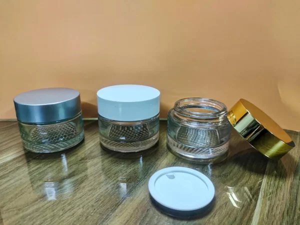 1-50gm-clear-grid-glass-jar-with-white-cap-1000x1000