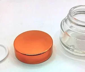 50Gm Clear Slant Glass Jar - Image 2
