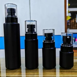 30 ML Black Glossy Glass Bottle F/S YB - Image 3