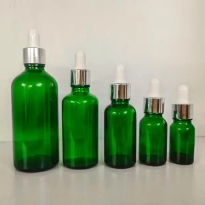 YB Green Glass Bottle - Image 2