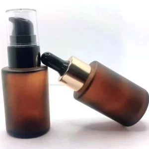 Amber Glass Bottles With Dropper - Image 4