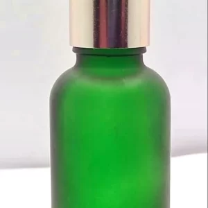 30ML Green Frosted Glass Dropper Bottle - Image 3