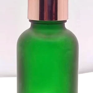 30ML Green Frosted Glass Dropper Bottle - Image 5
