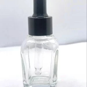 Rectangle Glass Dropper Bottle - Image 3