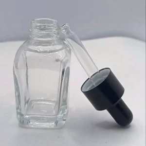 Rectangle Glass Dropper Bottle - Image 2