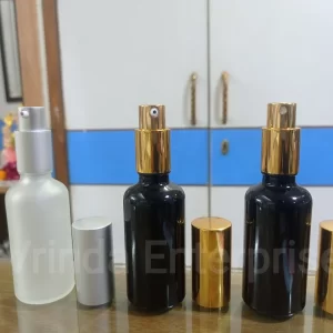 18/415 Golden/Silver Matt Aluminum Lotion Pump/Spray - Image 5