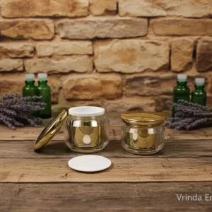 30/50Gm Double Wall Golden Jar - Image 2
