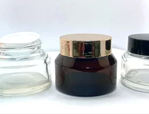 50Gm Clear Slant Glass Jar - Image 3
