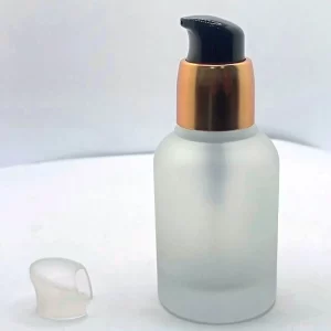 20cm Clear Frosted Glass Dropper Bottle - Image 3