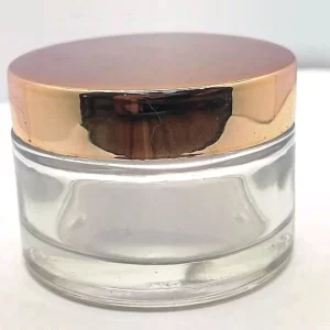 50gm Frosted Glass Cream Jar - Image 2