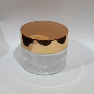 50GM Clear Frosted Glass Jar - Image 2