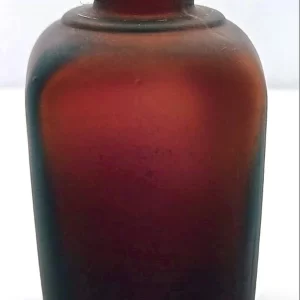 30 To 50ML Amber Frosted Square Glass Bottle - Image 2