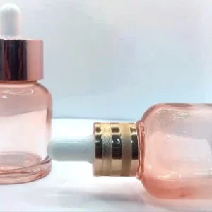 30ML Pink Coated Glass Dropper Bottle - Image 3