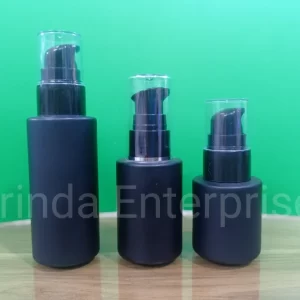 30ML Black Coated Glass Bottle With Pump - Image 5