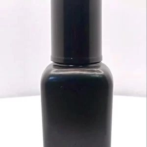 30ml Black Matt Square Bottle With Dropper - Image 3