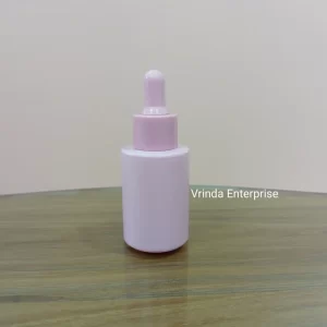 30ML Pink Coated Glass Dropper Bottle - Image 4