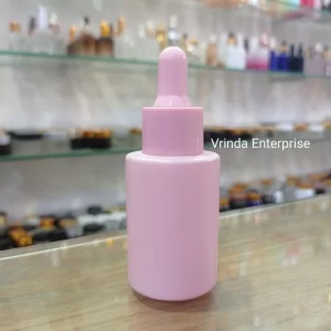 30ML Pink Coated Glass Dropper Bottle - Image 2