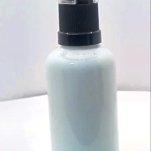 White Coated Glass Bottle - Image 3