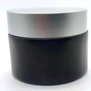 50Gm Black Matt Glass Jar - Image 3