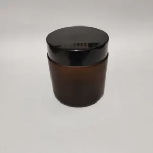 100g Amber Frosted Jar - Image 3