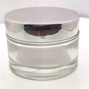50gm Frosted Glass Cream Jar - Image 4