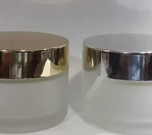 50g Clear Frosted Glass Jar - Image 5