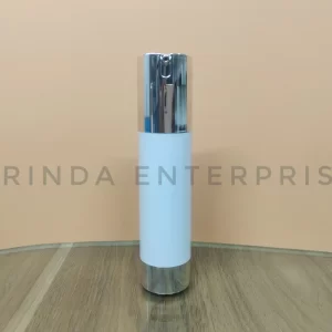 50ML Silver White UV Airless Bottle - Image 3