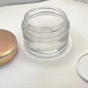50gm Frosted Glass Cream Jar - Image 5