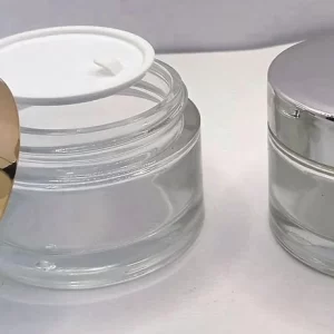 50gm Frosted Glass Cream Jar - Image 6