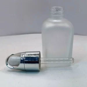 Clear Frosted Glass Dropper Bottle - Image 5
