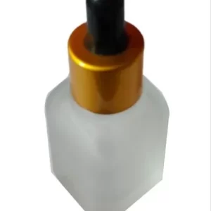 Clear Frosted Glass Dropper Bottle - Image 2