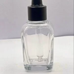 30ml Glass Square Dropper Bottle - Image 3