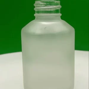 30ml Clear Frosted Slant Bottle With Dropper - Image 3
