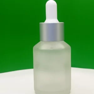30ml Clear Frosted Slant Bottle With Dropper - Image 4