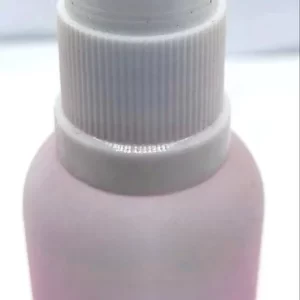 Pink Clear Frosted Glass Dropper Bottle - Image 7