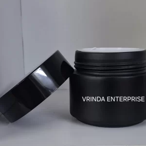100GM Black Matt Glass Jar - Image 2